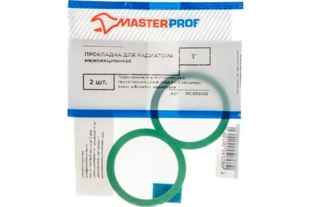 Купить Прокладка межсекционная для радиатора 1" (2 шт.), MP в интернет-магазине Akvilon.kz