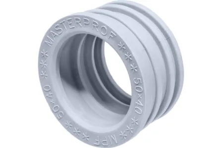 Купить Манжета для канализации серая ТЭП 50x40 удлин. MPF, МР-У в интернет-магазине Akvilon.kz