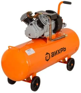 Купить Компрессор воздушный 100 л 400 л/мин 2500 Вт, КМП-400/100, Вихрь в интернет-магазине Akvilon.kz