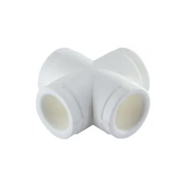 Купить Крестовина полипропиленовая 32 мм белая в интернет-магазине Akvilon.kz