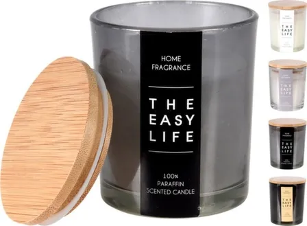 Купить Свеча залитая в стакан с крышкой, 7x7x8 см, в ассортименте, Koopman в интернет-магазине Akvilon.kz