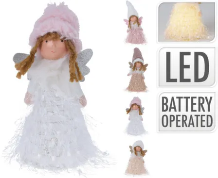 Купить Статуэтка Ангел, с подсветкой, разм. 8x8x19см, Koopman в интернет-магазине Akvilon.kz