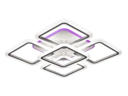 Купить Люстра светодиодная Галактика 10518823, белый, 130 Вт, RGB, 600x600x150 мм, Галлоп в интернет-магазине Akvilon.kz