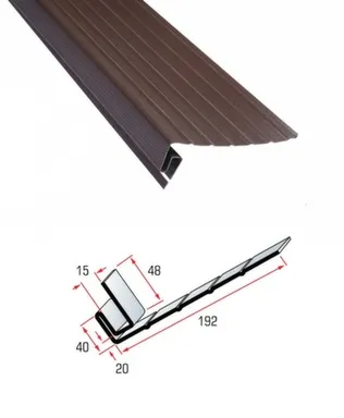 Купить Фаска Альта Профиль 3000 мм коричневый в интернет-магазине Akvilon.kz