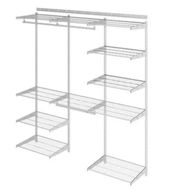 Купить Гардеробная система G180 Max белая 2050x1950x450 мм в интернет-магазине Akvilon.kz