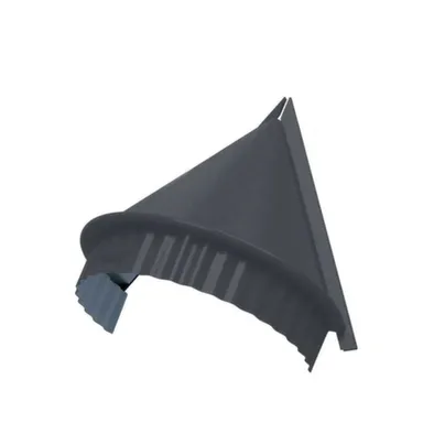 Купить Заглушка конька круглого R80мм конусная серая матовая Металл Профиль в интернет-магазине Akvilon.kz