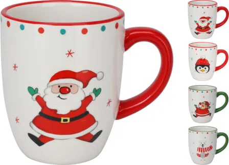 Купить Кружка, керамика, 340 мл, размер 11,5x8,5x10,2 см, в ассортименте, Koopman в интернет-магазине Akvilon.kz