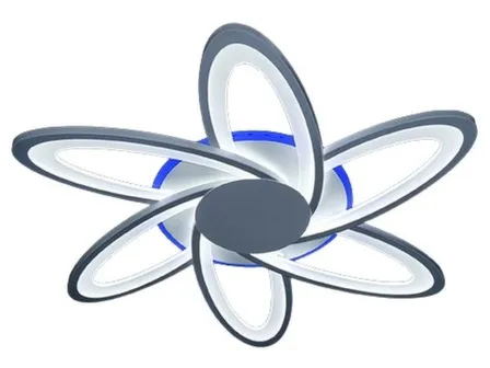 Купить Люстра светодиодная Галактика 10610021, белый, 130 Вт, RGB, ф680x80 мм, Галлоп в интернет-магазине Akvilon.kz