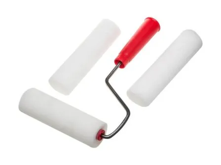 Купить Мини-валик поролоновый, Ø40 мм, L100 мм, в наборе (3 шубки+ручка), Mirax в интернет-магазине Akvilon.kz