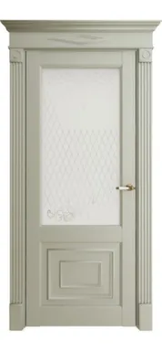 Купить Дверное полотно Флоренция Серена светло-серый ПДО-62002 (2000x800x36) в интернет-магазине Akvilon.kz