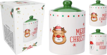 Купить Банка для хранения с крышкой, 10x10x14 см, в ассортименте, Koopman в интернет-магазине Akvilon.kz