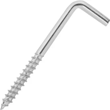Купить Крюк Г-обр. 8x70 (белый цинк 2 шт), Стройбат в интернет-магазине Akvilon.kz