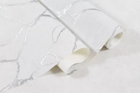 Купить Обои виниловые на флизелиновой основе Авеню, мотив, светло-серый, 1,06x10 м, Domingo в интернет-магазине Akvilon.kz