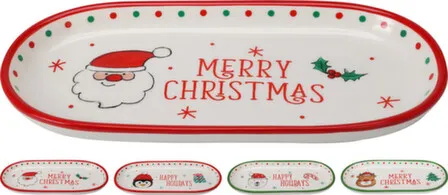 Купить Тарелка, керамика, 25,5x12,1x2,5 см, в ассортименте, Koopman в интернет-магазине Akvilon.kz