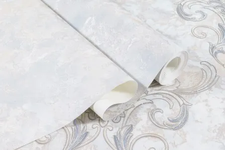 Купить Обои виниловые на флизелиновой основе Сорренто, база, голубой, 1,06x10 м, Артекс в интернет-магазине Akvilon.kz