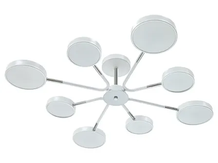 Купить Люстра светодиодная Галактика 1088860, белый, 130 Вт, ф850x180 мм, Галлоп в интернет-магазине Akvilon.kz