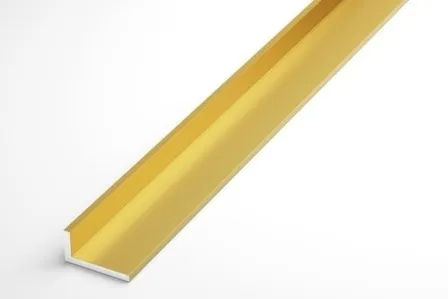 Купить Уголок разностор. 20x10x1,2x2000 мм золото,Лука в интернет-магазине Akvilon.kz