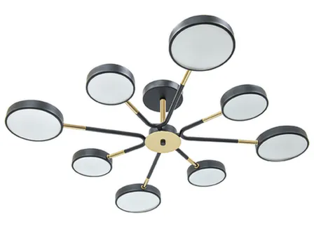 Купить Люстра светодиодная Галактика 1088860, черный, 130 Вт, ф850x180 мм, Галлоп в интернет-магазине Akvilon.kz