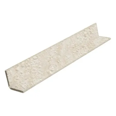 Купить Уголок ПВХ Травертино бежевый 22,5x22,5x3000 мм, ВЕК в интернет-магазине Akvilon.kz