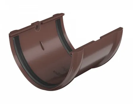 Купить Соединитель желоба коричн. ПВХ Технониколь в интернет-магазине Akvilon.kz