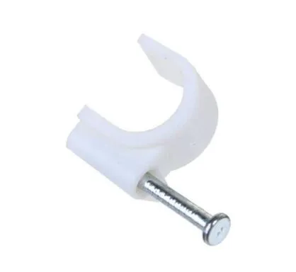 Купить Скоба крепежная круглая с гвоздем d6 мм (50 шт), Tech-KREP в интернет-магазине Akvilon.kz