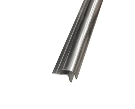 Купить Молдинг наружний угловой полукруглый SILVER GLOSSY 2980 мм Глянцевый в интернет-магазине Akvilon.kz