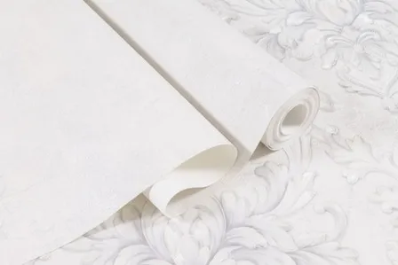 Купить Обои виниловые на флизелиновой основе Анабель, база, светло-серый, 1,06x10 м, Артекс в интернет-магазине Akvilon.kz