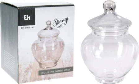 Купить Банка для хранения с крышкой 14x19см, Koopman в интернет-магазине Akvilon.kz