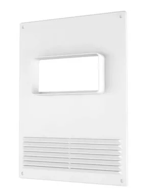 Купить Площадка торцевая с горизонтальным фланцем 55x110 мм и решеткой, Era в интернет-магазине Akvilon.kz