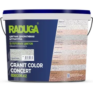 Купить Декоративная штукатурка акриловая Радуга Granit перламутровая флейта 15 кг в интернет-магазине Akvilon.kz