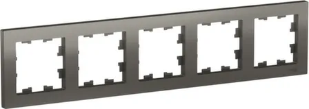 Купить Рамка 5-местная Schneider Electric ,серия AtlasDesign сталь в интернет-магазине Akvilon.kz