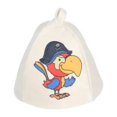 Купить Шапка для бани и сауны детская Попугай, войлок, Hot Pot в интернет-магазине Akvilon.kz