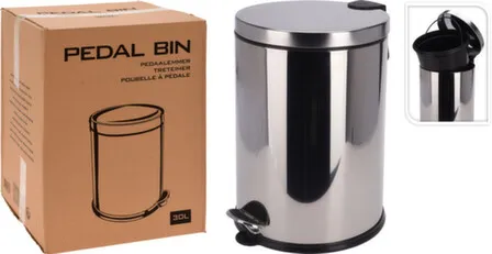 Купить Ведро для мусора, 30 л, размер 32x44,5 см, Koopman в интернет-магазине Akvilon.kz