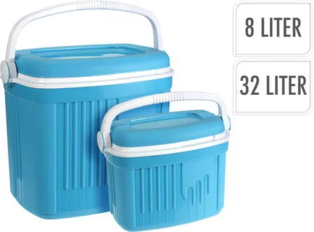 Купить Контейнер-холодильник для хранения продуктов, набор из 2 штук, 8 и 32 л, голубой, Koopman в интернет-магазине Akvilon.kz