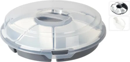 Купить Контейнер для продуктов с крышкой, 33x9см, Koopman в интернет-магазине Akvilon.kz