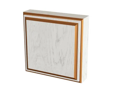 Купить Розетка ПВХ Слоновая кость 80x80x19 мм, Дубрава Сибирь в интернет-магазине Akvilon.kz