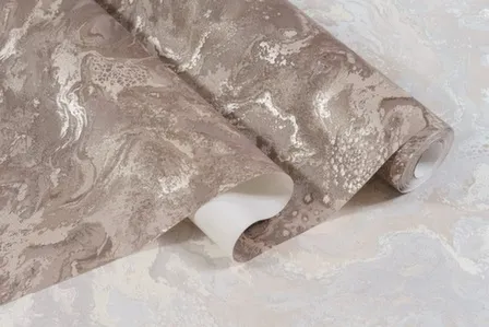 Купить Обои виниловые на флизелиновой основе Венера, база, коричневый, 1,06x10 м, Артекс в интернет-магазине Akvilon.kz