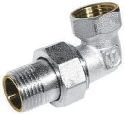 Купить Сгон латунный разъемный угловой Valtec внутр-наруж резьба 1/2 в интернет-магазине Akvilon.kz