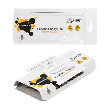 Купить Клеевая ловушка для ТАРАКАНОВ, HELP в интернет-магазине Akvilon.kz