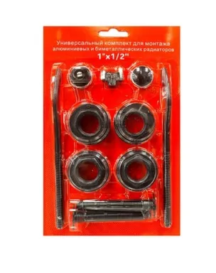 Купить Монтажный комплект 1/2", черный, Teplon в интернет-магазине Akvilon.kz