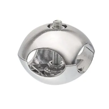 Купить Держатель краб для 2-x труб параллельно, хром, 1 шт, Стройбат в интернет-магазине Akvilon.kz