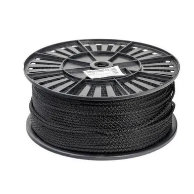 Купить Шнур хозяйственно-бытовой с сердечником 4 мм, черный, Стройбат в интернет-магазине Akvilon.kz