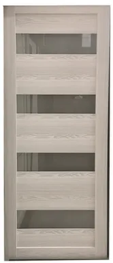 Купить Дверь межкомнатная Мастер 56002 остеклен. Убертюре Дуб седой 900 в интернет-магазине Akvilon.kz