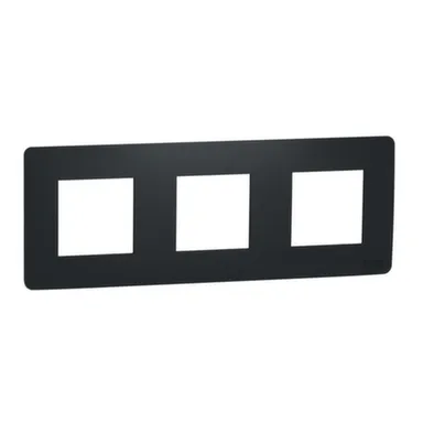 Купить Антрацит рамка 3- местная Unica Studio в интернет-магазине Akvilon.kz
