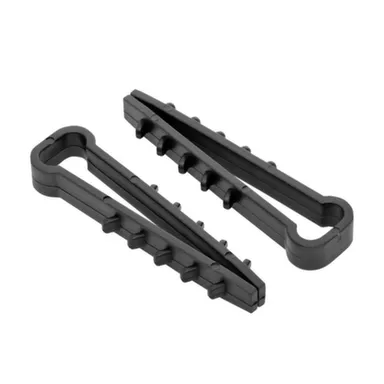 Купить Дюбель-хомут плоский черный 5-8 мм (100шт)/EKF в интернет-магазине Akvilon.kz