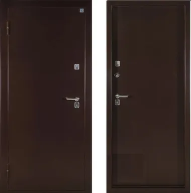 Купить Дверь металлическая Яшма ТЕРМО Медь, АЛМАЗ Левое 960 в интернет-магазине Akvilon.kz