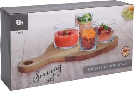 Купить Миски, набор 4шт, дизайн и размер в асс, в комплекте с подносом, Koopman в интернет-магазине Akvilon.kz