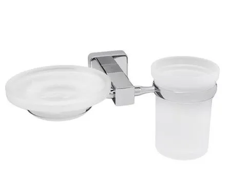 Купить Держатель стакана и мыльницы Lippe, WasserKraft в интернет-магазине Akvilon.kz