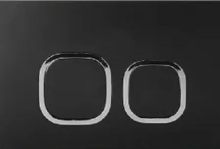 Купить Кнопка для инсталляции M-6013-1, черный, Vilonty в интернет-магазине Akvilon.kz