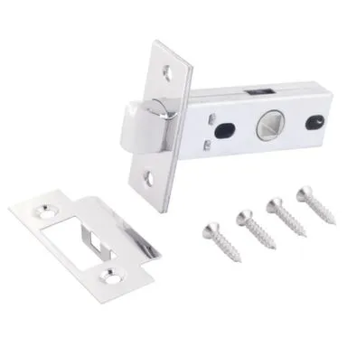 Купить Защелка дверная, Аллюр Хром в интернет-магазине Akvilon.kz